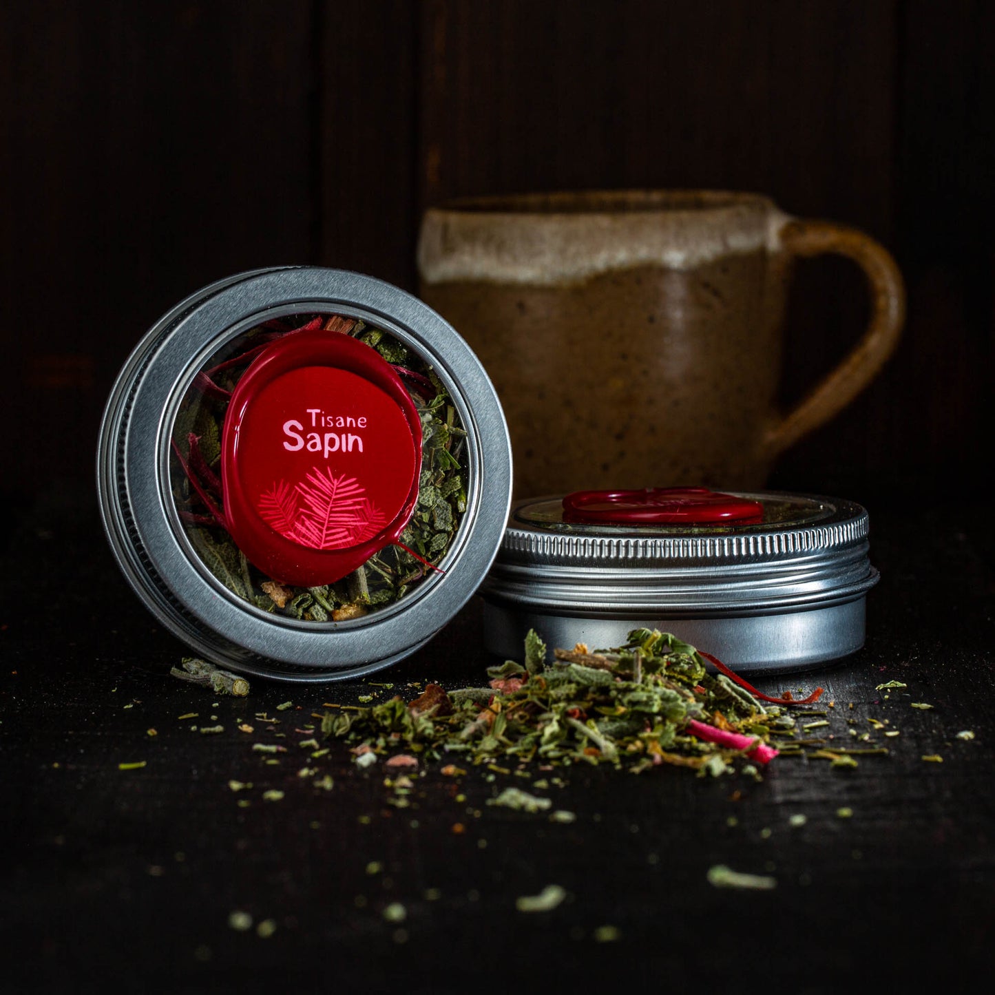 Collection de 3 x 60 ml tisanes fraise, sapin et citronnade