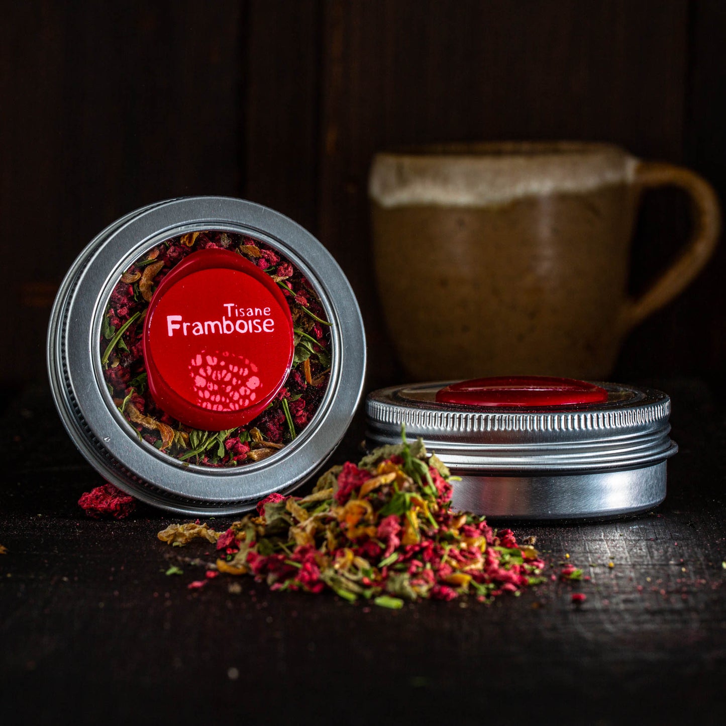 Collection de 3 x 60 ml tisanes fraise, sapin et framboise